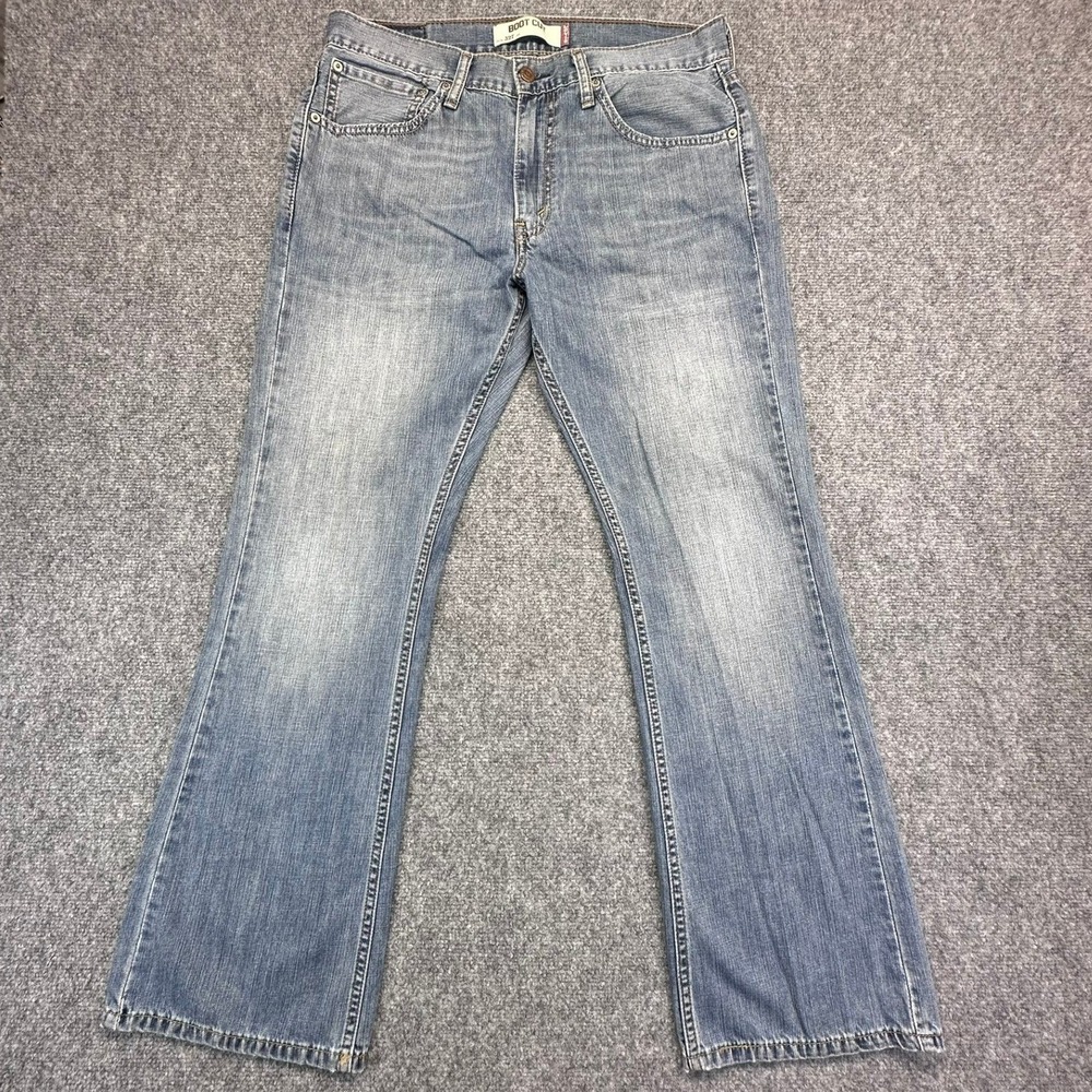 Levi's 527 Jeans 34x30 Blue 100% Cotton Slim Bootcut Denim Excellent